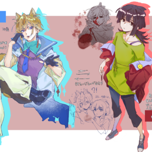 “性格相反的两人”